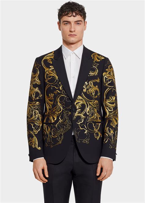 versace mens jacket|versace men's suits price.